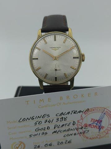 Longines - Calatrava - Zonder minimumprijs - Heren -