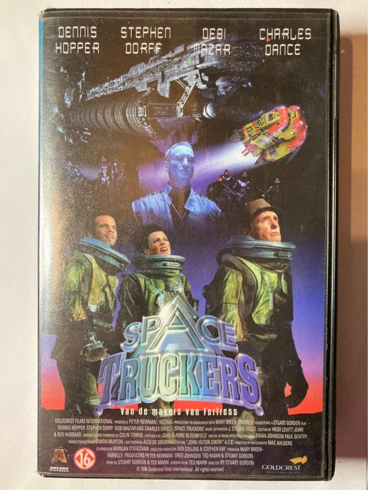 SPACE TRUCKERS (EX RENTAL) (VHS), Cd's en Dvd's, VHS | Film, Gebruikt