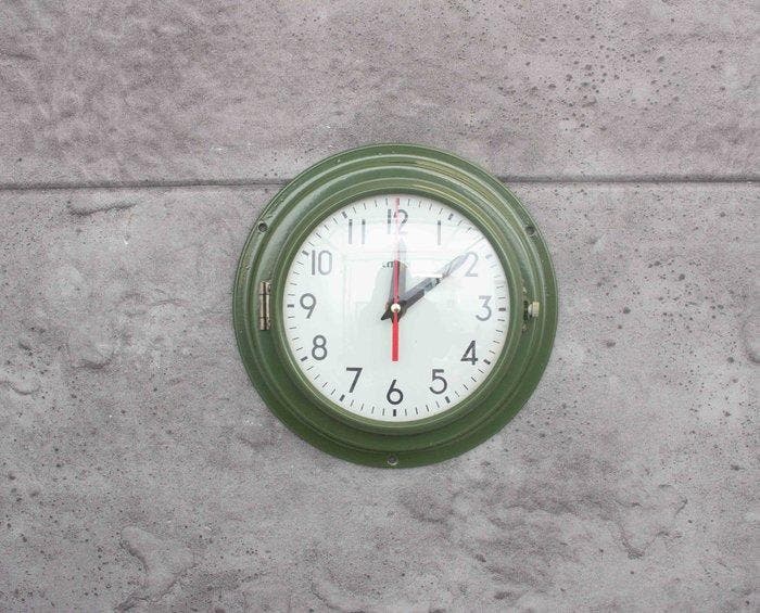 Horloge murale - Citizen - Acier, Bakélite, Plastique, Verre, Antiek en Kunst, Kunst | Designobjecten