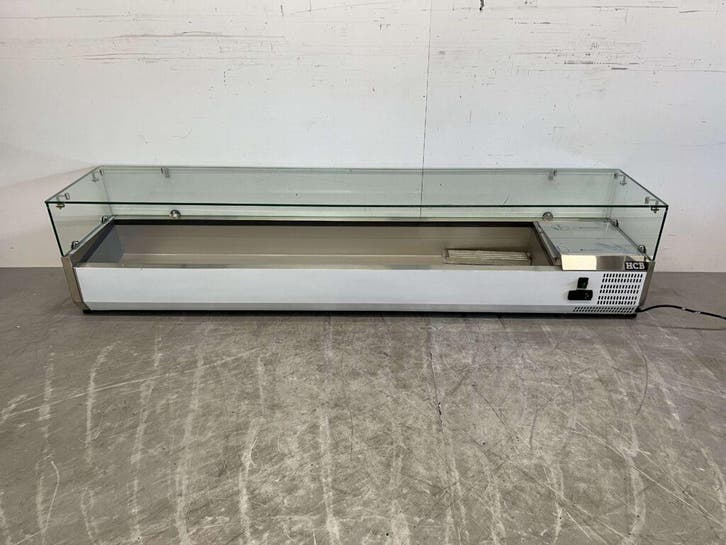 Vitrine de comptoir en acier inoxydable Vitrine de comptoir, Zakelijke goederen, Horeca | Keukenapparatuur, Verzenden