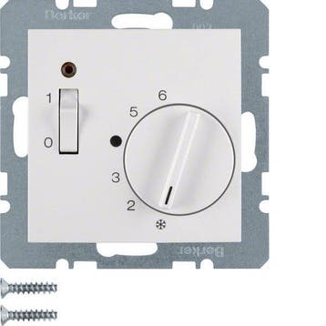 Thermostat dambiance Hager Berker avec contact de rupture, Verzenden