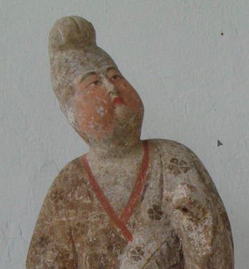 Oud Chinees, Tang-dynastie Terracotta Paar courtisanen