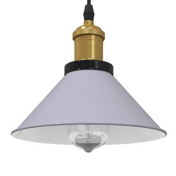 vidaXL Hanglamp in hoogte verstelbaar E27 Ø22 cm metaal, Verzenden, Nieuw