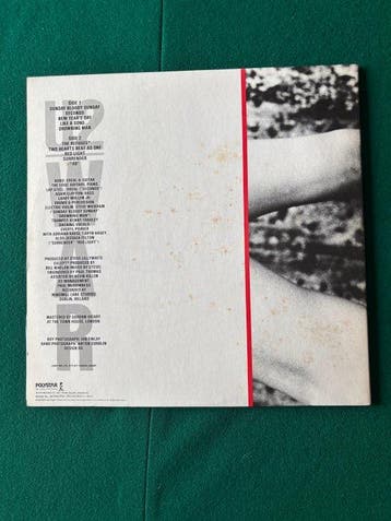 U2 - War - Disque vinyle - Pressage japonais - 1983