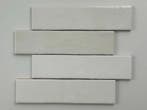 Wandtegel Wit 6x24,6cm (Muurtegels, Muur- en plafondtegels), Nieuw, 20 tot 40 cm, 10 m² of meer, Wandtegels