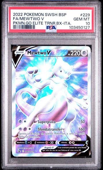 Pokémon - 1 Graded card - Mewtwo - PSA 10 - WOTC