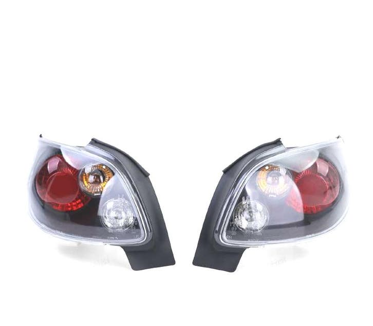 FEUX ARRIÈRE POUR PEUGEOT 206 CC 98-09 FOND NOIR, Autos : Pièces & Accessoires, Éclairage, Envoi