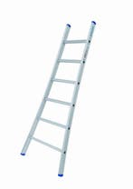 Solide 1-delige ladder 6 sporten met gebogen voet, Ophalen of Verzenden, Nieuw, Ladder, Minder dan 2 meter