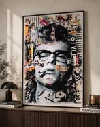 PaperBoy - James Dean: Fragile Layers (Original Mixed Media)