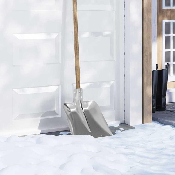vidaXL Schep Hoofd Zilver 45 x 38 cm Aluminium, Tuin en Terras, Hand-tuingereedschap, Nieuw, Verzenden