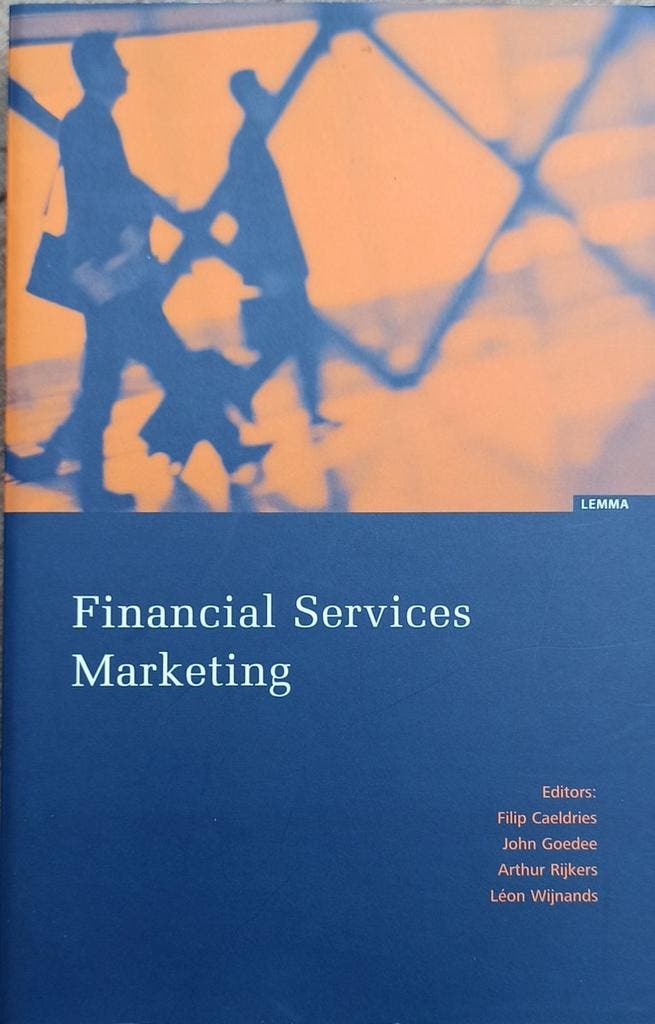 Financial Services Marketing 9789059312708, Livres, Langue | Anglais, Envoi