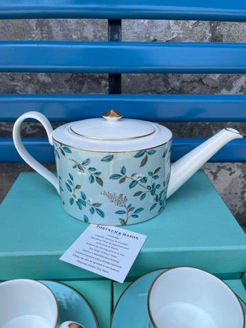 Fortnum & Mason - Service à thé (9) - Porcelaine, Porcelaine, Antiquités & Art