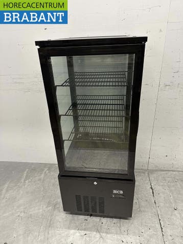 HCB Vitrine réfrigérée Vitrine pour boulangerie Noir 158, Verzenden