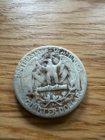 États-Unis. Quarter Dollar 1951 D - 6,24g (.900) (Sans prix