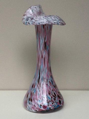 Legras & Cie. - Vase - glycine - verre soufflé à la bouche -