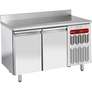 Wand koeltafel, geventileerd, 2 deuren EN 600x400, 345 liter, Verzenden