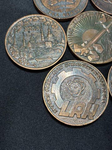 Lettonie - Latvian SSR Bronze Medal Collection – Riga, RVR,
