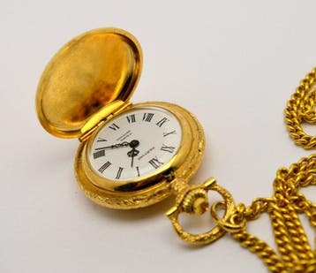 Pratina - 17 Jewels mechanical pocket watch with chain -, Bijoux, Sacs & Beauté