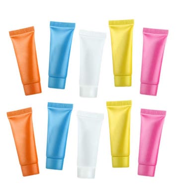 Set van 50 hervulbare, lege tubes (5 ml, gemixte kleuren), Verzenden, Nieuw