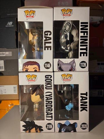 Funko - Funko Pop - Gale; Infinite; Goku (Yardrat); Tank