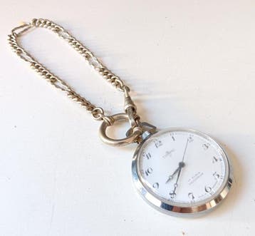 Tempic mechanical pocket watch 17 Rubis schockproof -, Nieuw