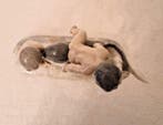 Lladró - Figure - Niños con Burrito - Porcelaine