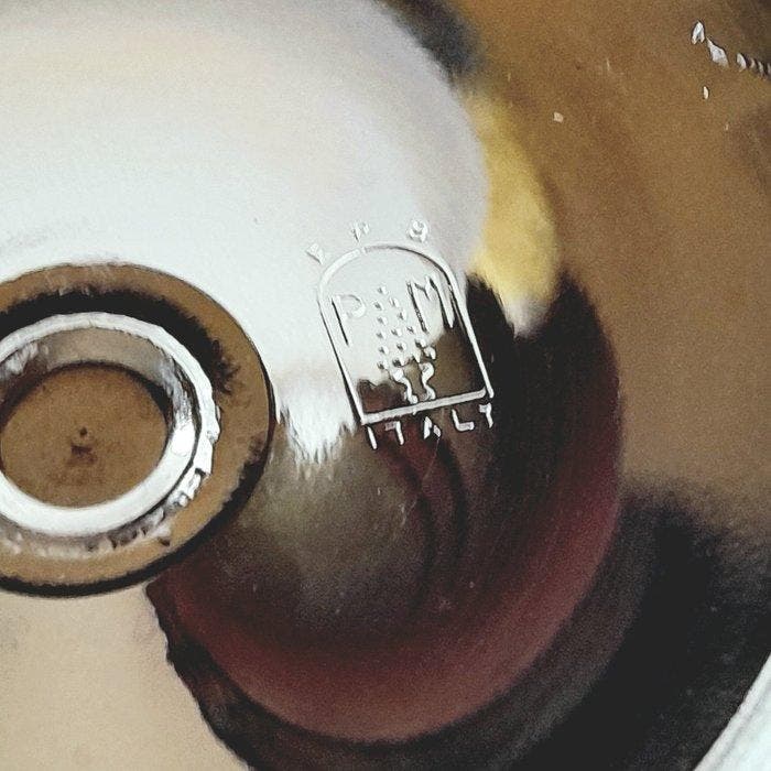 P M (Italy) - Champagne fluitje (6) - tulp - Messing,, Antiek en Kunst, Antiek | Keukengerei