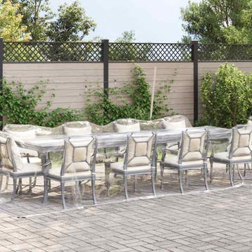 vidaXL Doorzichtig zeildoek met zeilringen 3x6 m PVC, Verzenden, Nieuw
