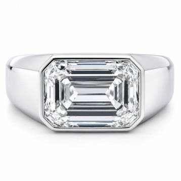 Zonder minimumprijs - Ring Platina - 5.01ct. tw. Diamant, Nieuw
