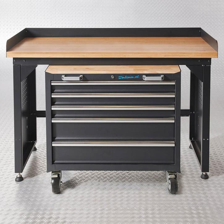 Datona Werkbank PRO met bamboe werkblad en, Bricolage & Construction, Établis, Enlèvement ou Envoi