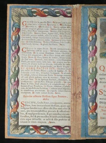 Drieluik - Karton - 1750-1800 - Altaarcanon - Gravures