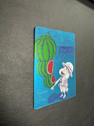 One Piece - 1 Card - Carta Promo MetaKira – Luffy Watermelon, Nieuw