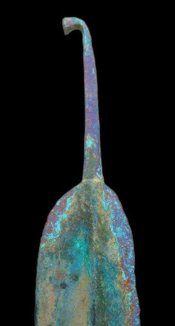 West-Aziatisch Oud bronzen speerpunt - 37 cm (Zonder