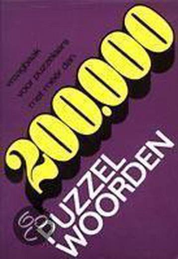 200000 Puzzelwoorden - Van de Zee, Verzenden, Nieuw