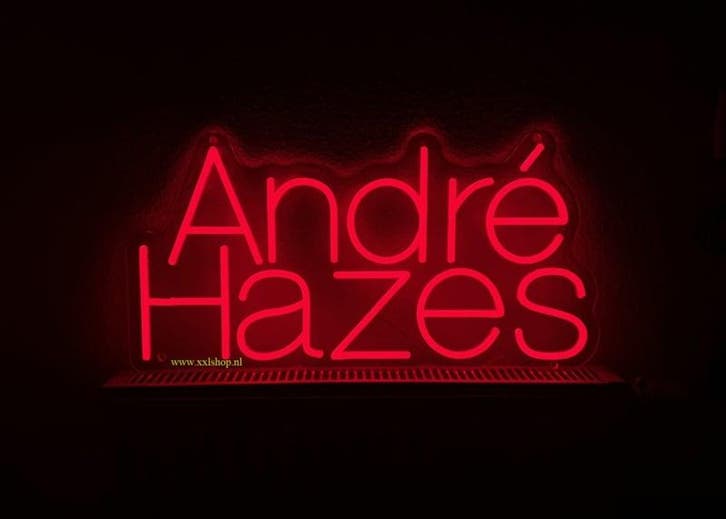 Andre Hazes NEON sign bord led lichtbord verlichting lamp XX, Zakelijke goederen, Horeca | Overige, Verzenden