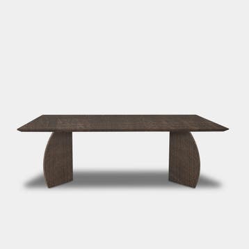 Tafel Rechthoekig Eikenhout  Driehoek  240x100, Nieuw