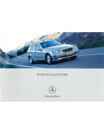 2001 MERCEDES BENZ C KLASSE COMBI BROCHURE NEDERLANDS