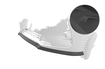 Cup spoilerlip met ABE voor Hyundai I10 (3e gen) CSL687-L, Verzenden