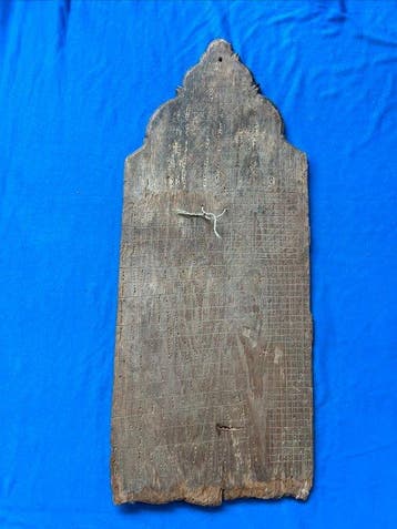 Blawong (Keris-wandbord) – Java, Indonesië – Gesneden