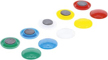10-delige magneet set, diameter 30 mm, Verzenden, Nieuw