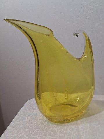 Murano - Archimede Seguso - Karaf - piume serie - Glas -