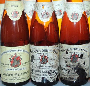 1971 + 1973 Auslese + Spätlese + Kabinett - Weingut Gillot -