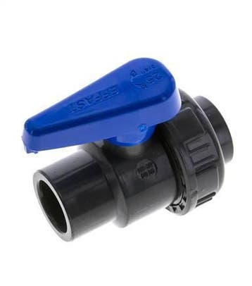 PVC 2-weg Kogelkraan Enkele Wartel 25 mm Sok EPDM, Verzenden