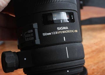 Sigma 150mm 1:2.8 APO MACRO DG HSM Cameralens, Nieuw