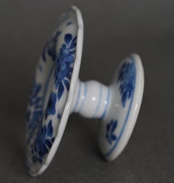 Kangxi (1662-1722) - Zoutvat - Pioenrozen en hibiscus op