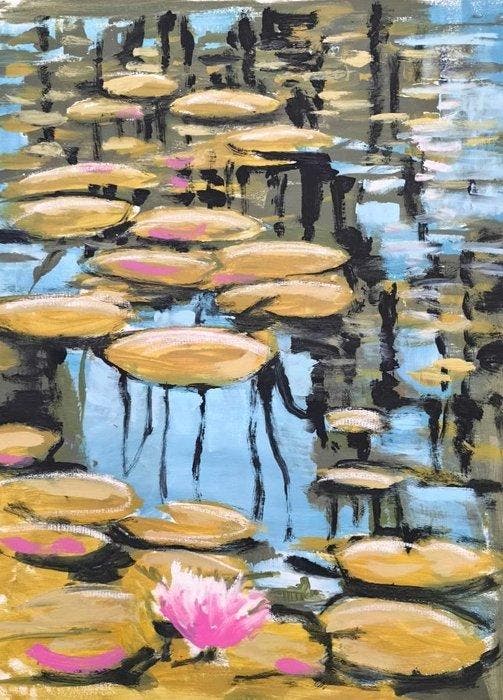 Geranio Paola - Early morning - No Reserve, Antiquités & Art, Art | Peinture | Moderne