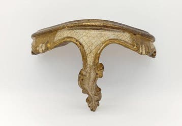 Wandrek - Bladgoud, Polychroom hout