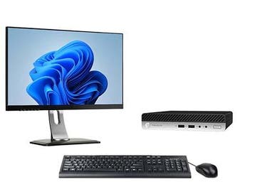 ACTIE: HP ProDesk 400 G4 Mini i3 8e Gen incl. 1 Monitor +, Ophalen of Verzenden, Nieuw