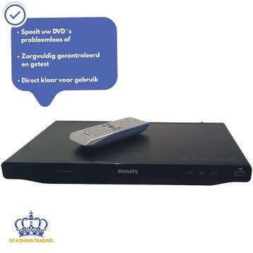 Philips DVP3850/12 | DVD Speler | USB | CD DVD Speler | DivX, Verzenden, Zo goed als nieuw, Dvd-speler, Philips