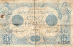 France Frankreich Pick 70 5 Francs Bleu 25/04/1916 Taureau, Verzenden, België